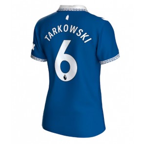 Everton James Tarkowski #6 Domaci Dres za Ženska 2023-24 Kratak Rukavima